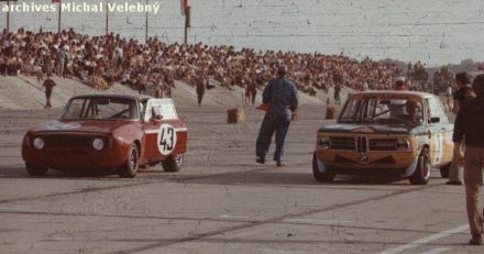 Nr.2.Zdeněk Halada na samochodzie BMW 2002. 