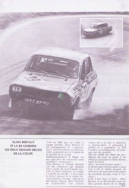 Puchar Renault 12 Gordini – 1972r.