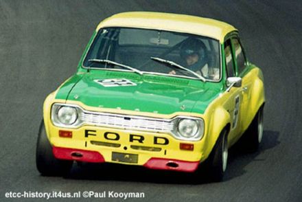 Karl-Heinz Leibold na samochodzie Ford Escort RS 1600.