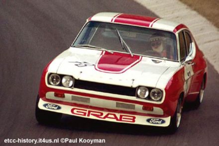 Bernd Blank na samochodzie Ford Capri RS2600.