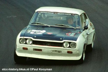 Heinz-Hans Heicker na samochodzie Ford Capri RS2600.