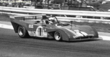 Jacky Ickx i Brian Redman na samochodzie Ferrari 312 PB.
