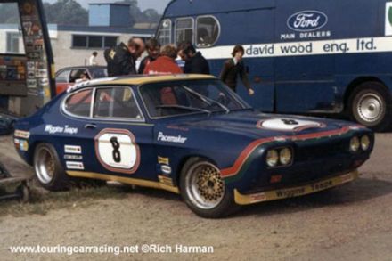 Brian Muir na samochodzie Ford Capri RS 2600.