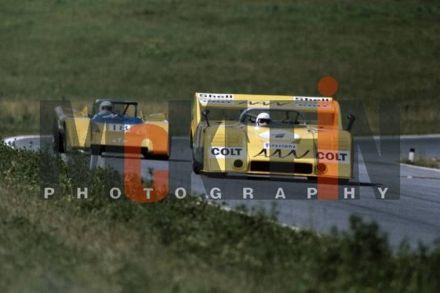 Nr.1.Leo Kinnunen na samochodzie Porsche 917/10 Twin Cam, nr.18.Egmont Dursch na samochodzie Lola Special Chevrolet SL 73.