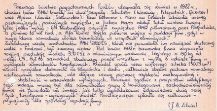 Podsumowanie sezonu - 1972r
