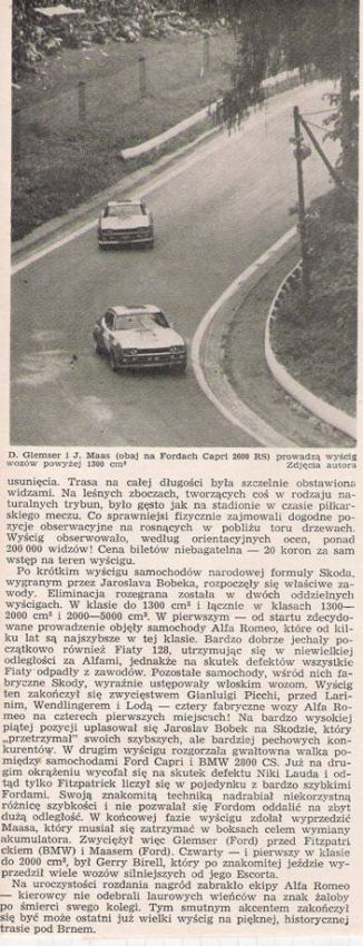 2 hours Brno (CS). 3 eliminacja.  21.05.1972r.