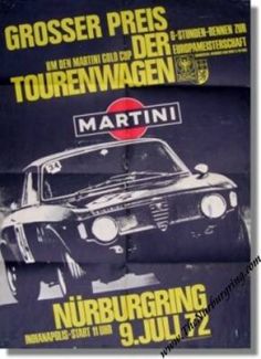 Grosser Preis der Tourenwagen - Nurburgring (D). 4 eliminacja. 9.07.1972r.