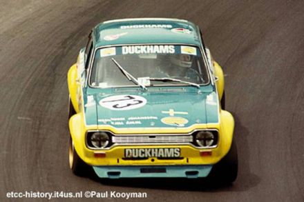 Bo Emanuelsson i Ulf Dahl na samochodzie Ford Escort TC.