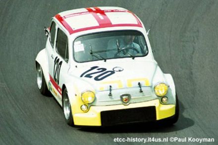 Horst Ranke i Bernd Pfeifer na samochodzie Abarth 1000 TCR.