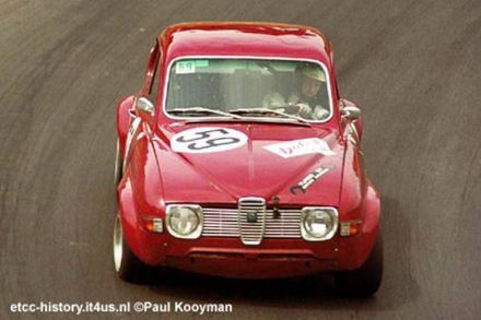 Sigvard Johansson i Per Eklund na samochodzie Saab 96 V4.