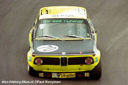 Manfred Reeb i Elmar Helmut Cleve na samochodzie BMW 1602.