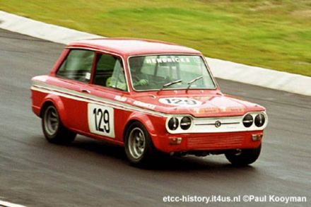Detlef Hendricks i Fredy Toldo na samochodzie Sunbeam Imp Sport.