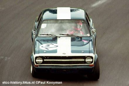 Otto Kälberer i Klaus Assmuth na samochodzie Opel Kadett.