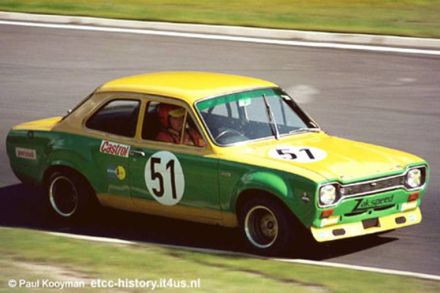 Harald Menzel i Dave Matthews na samochodzie Ford Escort RS 1600.