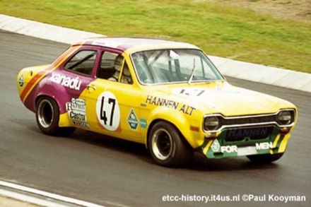 Ernst Berg i Mike Crabtree na samochodzie Ford Escort RS 1600.