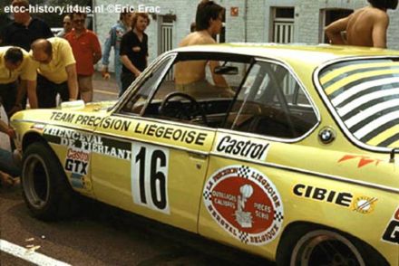 BMW 2800 CS załogi Jean Xhenceval i Hughes de Fierlant.