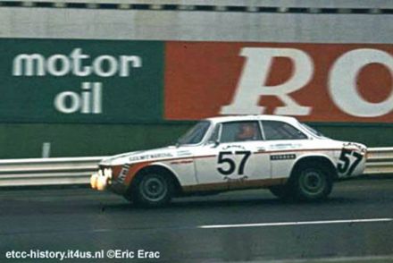 Roland Imbert i Alain Serpaggi na samochodzie Alfa Romeo 2000 GTV.