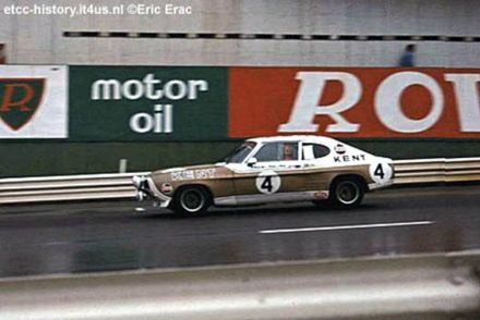 Jean-Claude Franck i Klaus Fritzinger na samochodzie Ford Capri RS 2600.