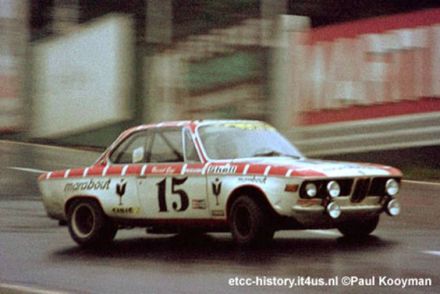 Vincent Gaye i Willy Braillard na samochodzie BMW 2800 CS.