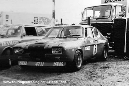 Ford Capri RS 2600 załogi Nico Chiotakis i Claude Bourgoignie.
