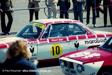Vincent Gaye i Willy Braillard na samochodzie BMW 2800 CS.