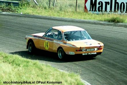 Rob Slotemaker i Helmut Kelleners na samochodzie BMW 2800 CS.