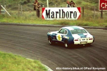 Dieter Glemser, Alex Soler-Roig i Jochen Mass na samochodzie Ford Capri RS 2600.