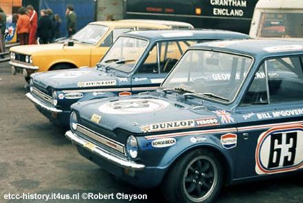 Hillman Imp załogi Bill McGovern.