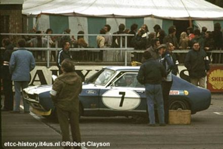 Dieter Glemser i Jochen Mass na samochodzie Ford Capri RS 2600.