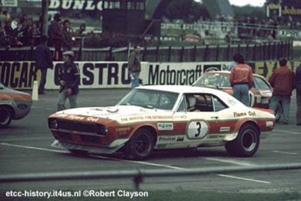 Martin Thomas i Terry Sanger na samochodzie Chevrolet Camaro.