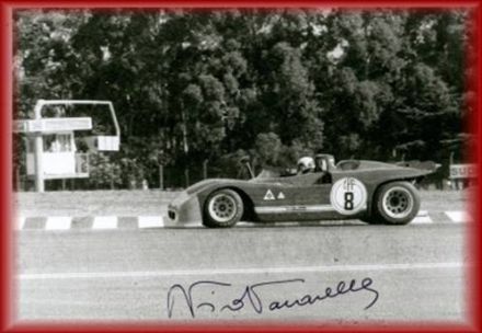 Nino Vaccarella i Carlos Pairetti na samochodzie Alfa Romeo T33/3.