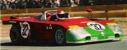 Vic Elford i Helmut Marko na samochodzie Alfa Romeo T33/TT/3.