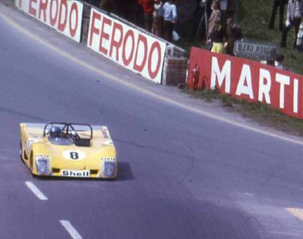 Gerard Larrousse i Hughes de Fierlant na samochodzie Lola T280.