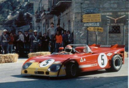 Nanni Galli i Helmut Marko na samochodzie Alfa Romeo T33/TT/3.