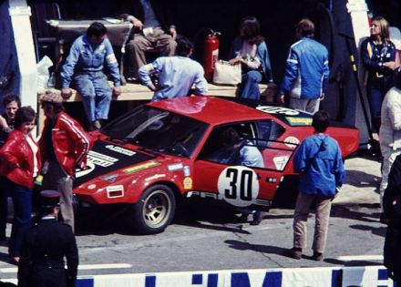 Fernando Baviera, Jose Juncadella i Herbert Müller na samochodzie De Tomaso Pantera.