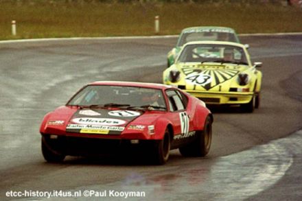 Nr.27.Jean-Marie Jacquemin na samochodzie De Tomaso Pantera, nr.43.Günther Steckkönig na samochodzie Porsche 911S.