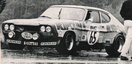 Gerard Larrousse i Johny Rives na samochodzie Ford Capri RS 2600.