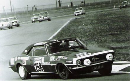 Marquigny na samochodzie Chevrolet Camaro SS.