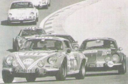 Bruno Saby na samochodzie Alpine Renault A 110.
