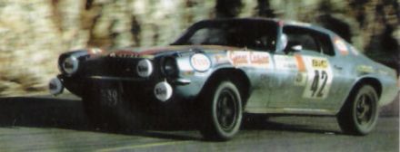 Jean Ragnotti i Jacques Jaubert na samochodzie Chevrolet Camaro