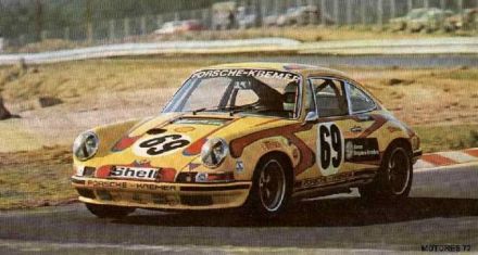 Antonio Borges na samochodzie Porsche 911S.