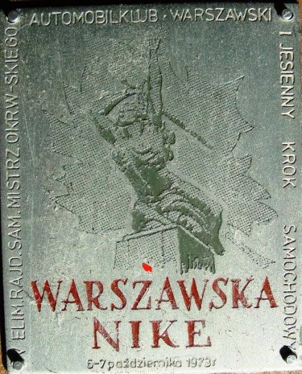 Rajd Warszawska Nike. 1973r.