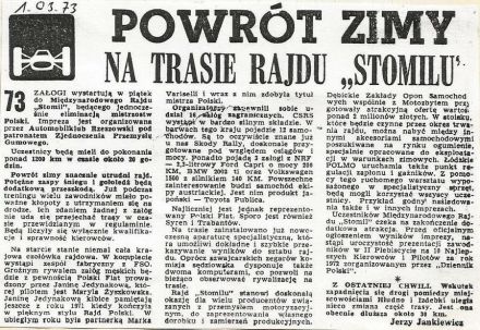 2 Rajd Stomil