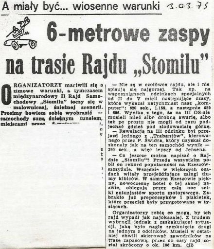 2 Rajd Stomil 1973r