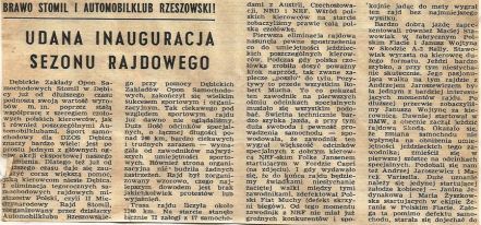 2 Rajd Stomil 1973r