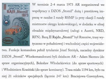 2 Rajd Stomil - 1973r