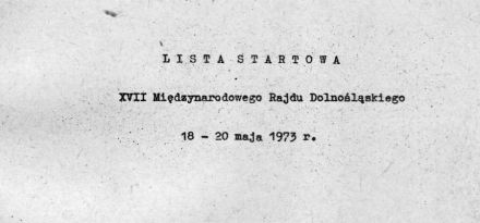 Rajd Dolnośląski - 1973r
