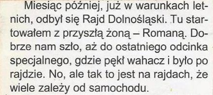 17 Rajd Dolnośląski 1973r
