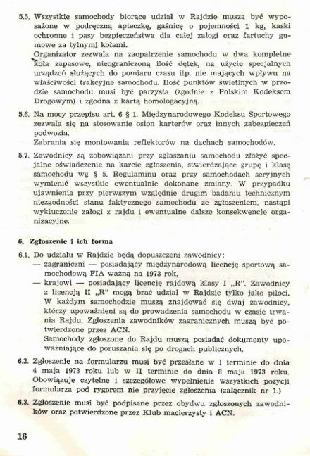 Rajd Dolnośląski - 1973r