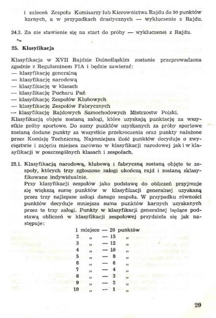 Rajd Dolnośląski - 1973r